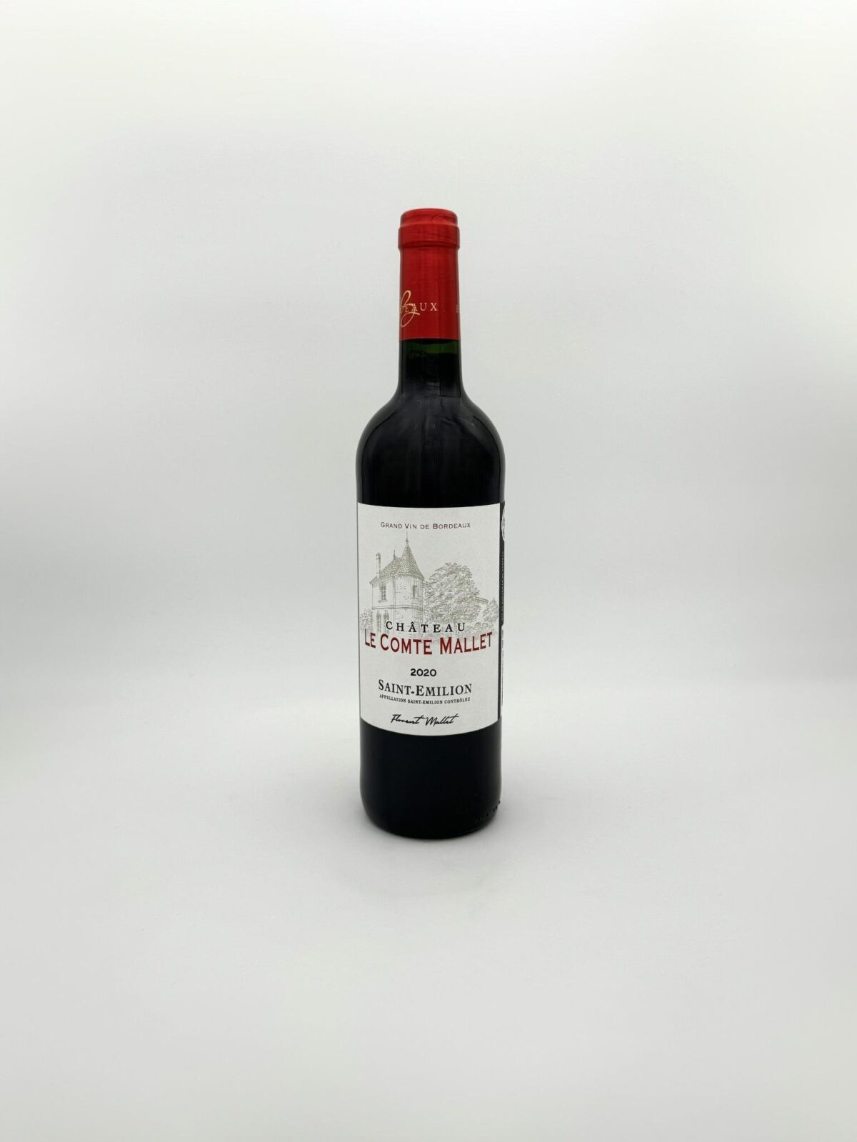 Vin rouge Chateau le Compte Mallet